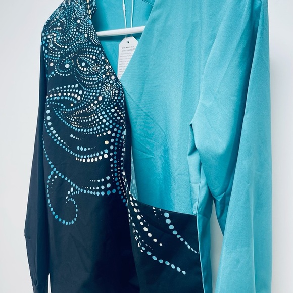 Women’s Casual Dress Long Sleeved Blouse Multicolor Size Small - Picture 9 of 9